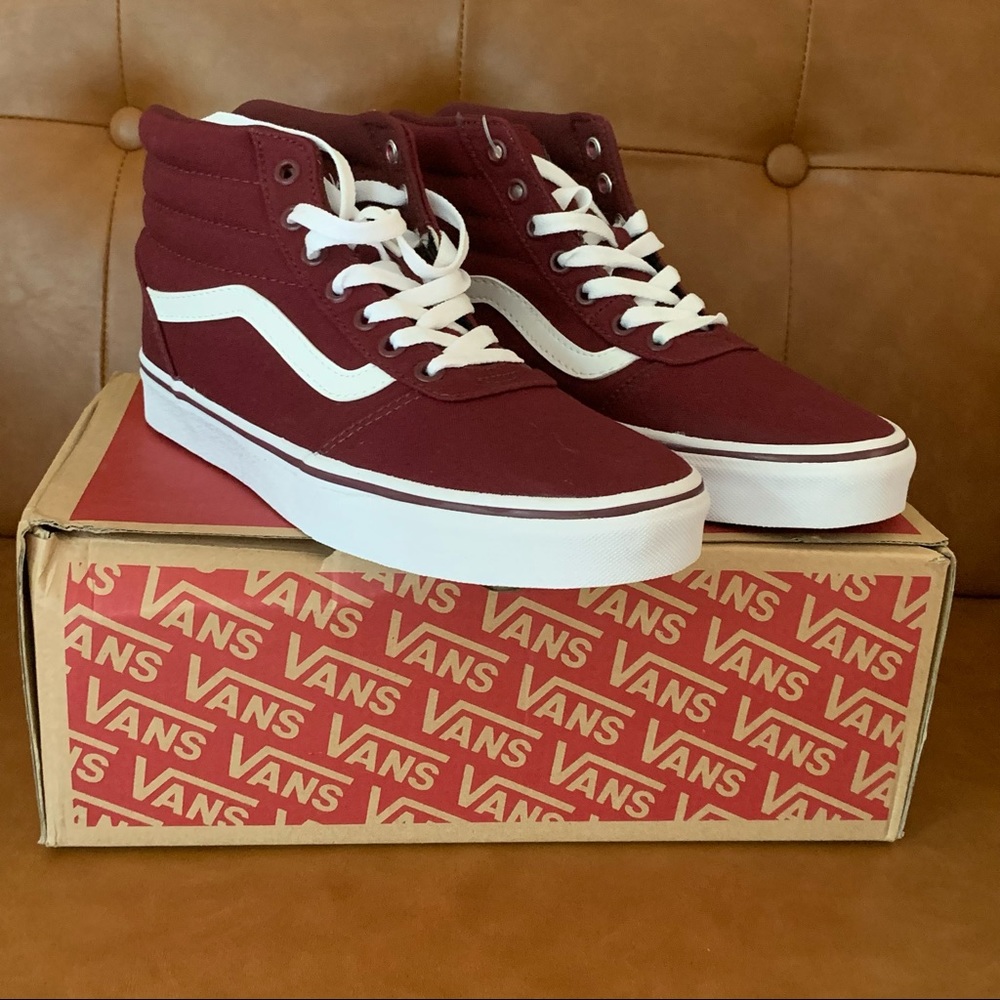 Vans high top sneakers - Burgundy